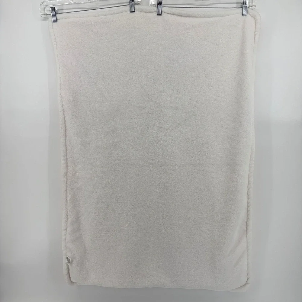 Carters Pink White Giraffe Plush Fleece Reversible Baby Blanket OS GCL19673-SML